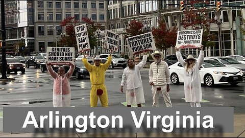Bloodstained Men in Arlington Virginia!