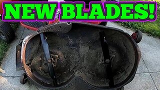 How To Replace The Lawn Mower Blades On Your Riding Mower!