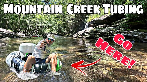 Tubing Deep Creek in the Smoky Mountains - Bryson City, NC