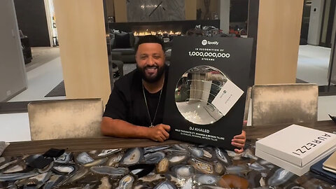 Unlocking Success: DJ Khaled Receives Spotify 1 Billion Play Button!