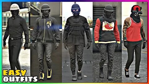 Top 5 Best Easy To Make Male Tryhard Outfits #48 (GTA Online)