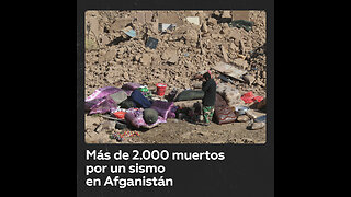 Más de 2.000 víctimas en un sismo en Afganistán