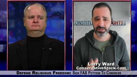Larry Ward of Conservative Stack Stands To Counter Silicon Valley