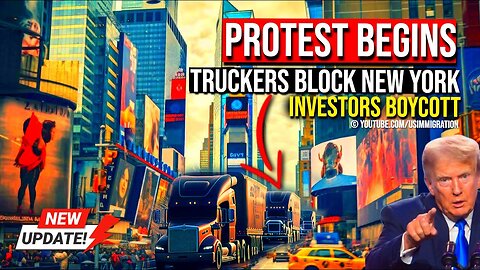 NYC Protest Begins🔥Truckers Block New York! TRUMP WINS Supreme Court sides Trump. NY Gov Kathy warns