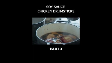 Easiest soy sauce poached chicken drumsticks part 3 #shorts
