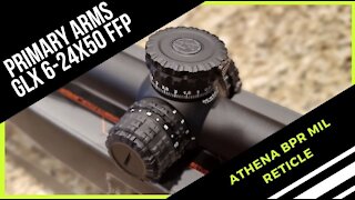 Primary Arms GLx 6-24x50FFP Rifle Scope - Athena BPR MIL