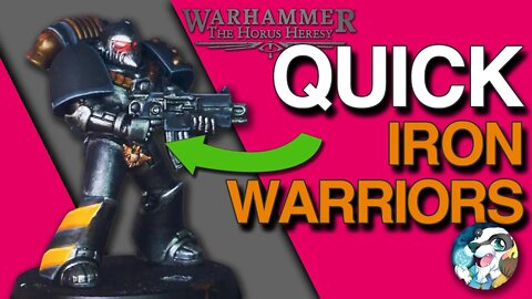 How to paint IRON WARRIORS | Horus Heresy | 4th Legion