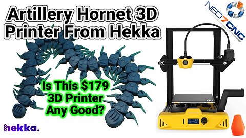 Review Of The Artillery Hornet 3d Printer From Hekka