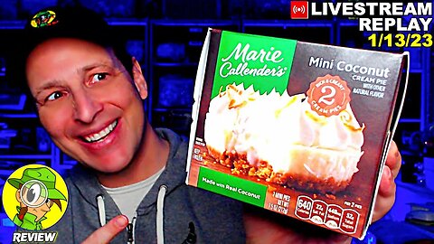Marie Callender's® MINI COCONUT CREAM PIE Review 🥥🥧 Livestream Replay 1.13.23 ⎮ Peep THIS Out! 🕵️‍♂️