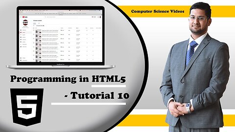 Programming In HTML5 - Tutorial 10 | HTML Elements