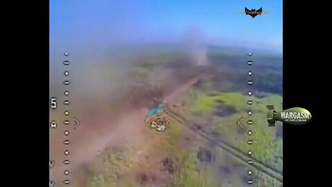 'Leopard' tank hit with Russian FPV kamikaze drone