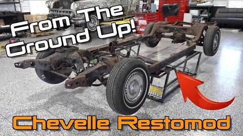 Stripping & Blasting The Frame In Preparation For A Ground Up Build! Chevelle Restomod Ep.7