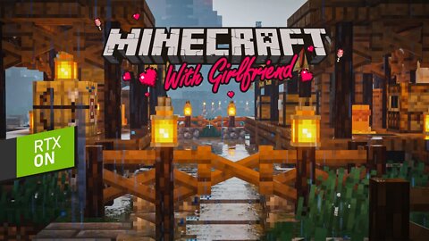 Kitten helps to build Aesthetic Pathways | Minecraft with Girlfriend • Day 20