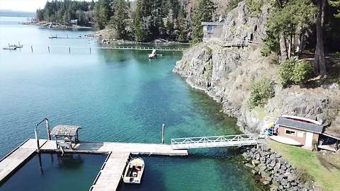 Gorgeous drone footage of BC's Quadra Island