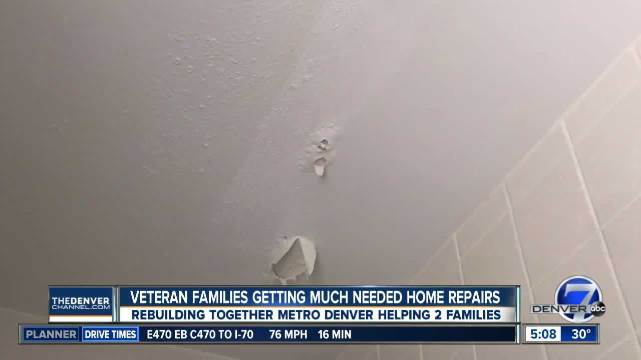 Veteran families getting needed home repairs