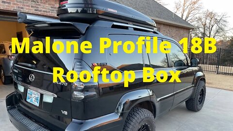 Malone Profile 18B Rooftop Box