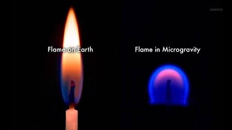 Flames in Microgravity - Spherical Fire on the International Space Station