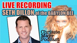 LIVE Chrissie Mayr Podcast with Seth Dillon of the Babylon Bee! Twitter Suspension! Satire & Comedy