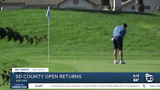 San Diego County Open returns