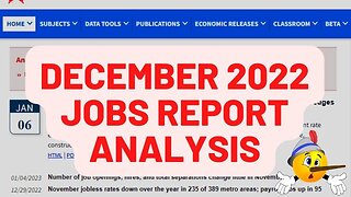 December 2022 BLS Jobs Report Analysis