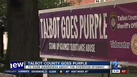 Talbot County goes purple to raise awareness about the overdose epidemic
