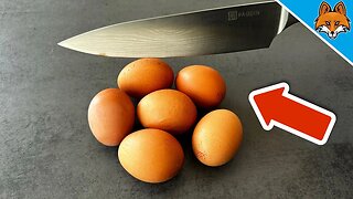 Rub a Knife over Eggs and WATCH WHAT HAPPENS💥(Surprising)🤯