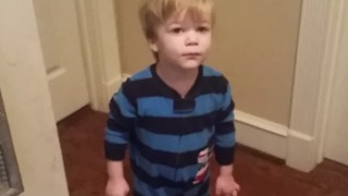 A Toddler Unlocks His Sister's Door With The Secret Key