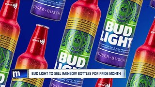 Bud Light to sell rainbow bottles for pride month