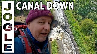 E32 CANAL COLLAPSES in STORM - Edinburgh Glasgow Union Canal - JOGLE - LEJOG