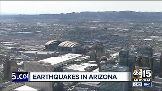 Where in Arizona we could see an earthquake