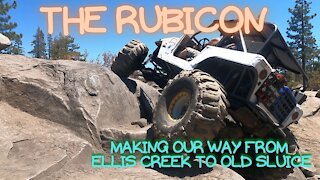 **THE RUBICON TRAIL** Making our way from Ellis Creek to Old Sluice