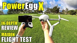 PowerVision PowerEgg X Maiden Flight Test Review - In Depth with Pros & Cons