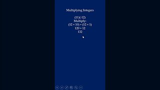 Multiplying Integers (Question #8) #shorts
