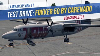 CARENADO FOKKER 50 DA PARA XPLANE 11- PRIMEIRAS IMPRESSÕES