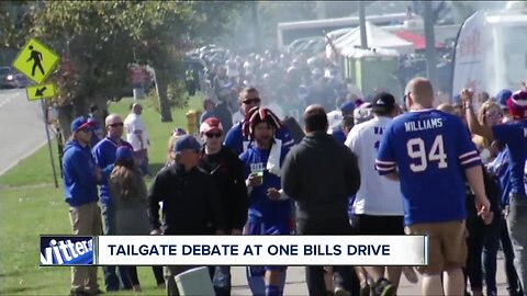 Tailgate debate at One Bills Drive