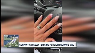 Woman says engagement ring is being held hostage