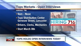 Need a job? Tops is hiring on the spot