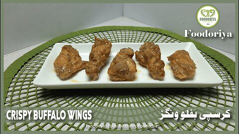 Crispy Buffalo Wings Recipe by Foodoriya