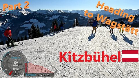 [4K] Skiing Kitzbühel KitzSki, Wagstätt - Crossing the Resort Part 2, Austria, GoPro HERO11