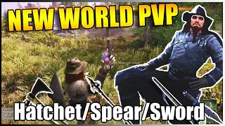 THIS IS SURPRISINGLY GOOD! | NEW WORLD PvP Gameplay | Hatchet/Sword/Spear | 1v1s
