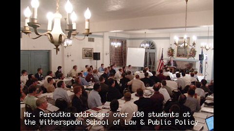 (Audio Only) Michael Peroutka at the Witherspoon School of Law & Public Policy (August 2, 2004)