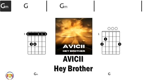 AVICII Hey Brother - Guitar Chords & Lyrics HD