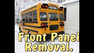 Bus Conversion "Snapshot Video" of Front Panel Removal