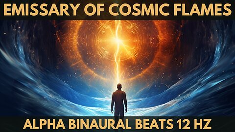 1 Hour of Relaxing Music for Stress Relief with the sounds of the cosmos, Alpha Binaural Beats 12 Hz