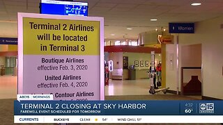 Sky Harbor's Terminal 2 closing down