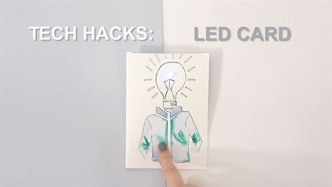 Tech hacks: simple LED gift card