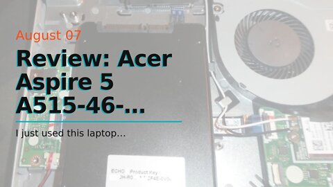 Review: Acer Aspire 5 A515-46-R14K Slim Laptop AMD Ryzen 3 3350U Quad-Cor...