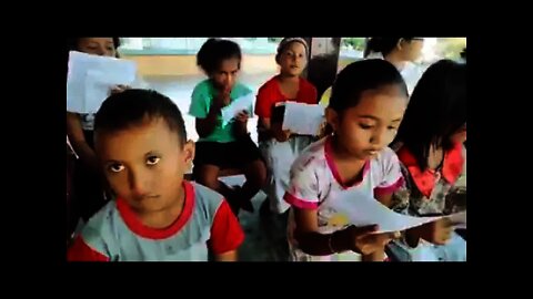 Sunday School kids singing John 1 in Indonesian - The Bible Song