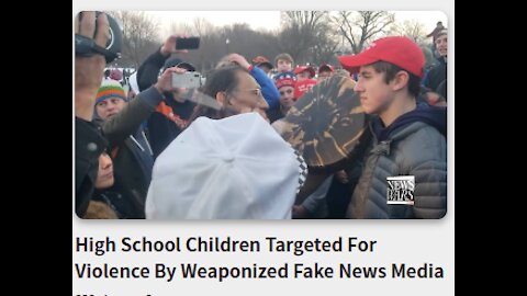 High School Children Targeted For Violence By Weaponized Fake News Media