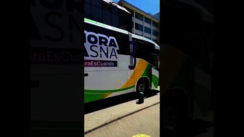 Bus de Yasna Provoste en Temuco... informe del enviado especial: Charlie!!!